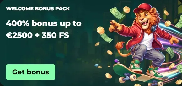 MySpinGo Casino welcome bonus pack: 400% up to €2500 + 350 FS