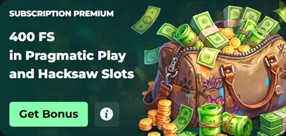 MySpinGo Casino 400 FS in Pragmatic Play and Hacksaw Slots bonus banner