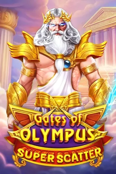 Gates of Olympus Super Scatter slot game featuring Zeus